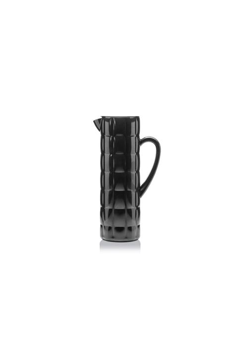 EW's Kitchenware Akrilik Mat Kule Sürahi Siyah Renk