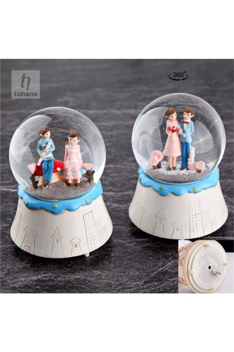 Tohana Cam Sulu Mega Kurmalı Dönen Küre Ed068