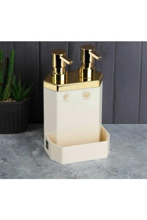 Perotti 13119 Lecce Krem Altın Sıvı Sabunluk 2 Li