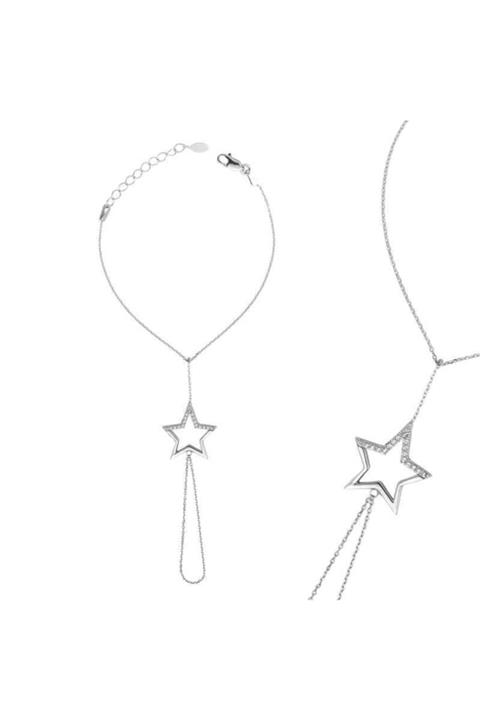 Candie Silver Yıldız 925 Ayar Gümüş Şahmeran Bileklik