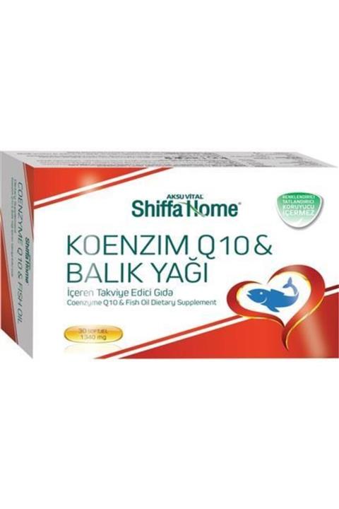 Shiffa Home Koenzım Q10 Balık Yağı 1340 Mg 30 Softjel
