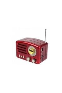 DMB STORE Meier M-160bt Nostaljik Retro Fm Usb Radyo Bluetooth Kırmızı