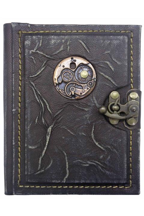 Notopelle Steampunk Deri Defter