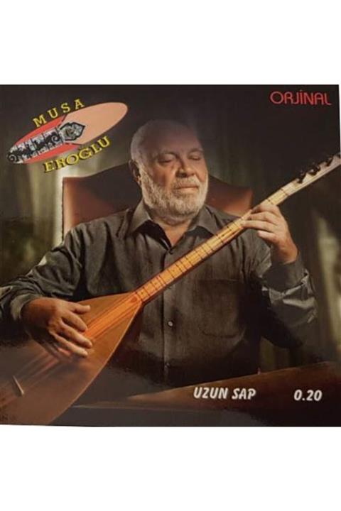 İstanbul Musa Eroğlu Bağlama Tel 0,20 Uzun Sap
