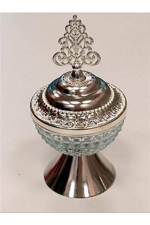 Minnoş Butik Tasarım Lokumluk Ikramlık Gümüş Renk