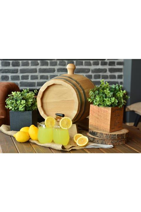 Bambum Barile Yatay Meşe Fıçı 20 Lt