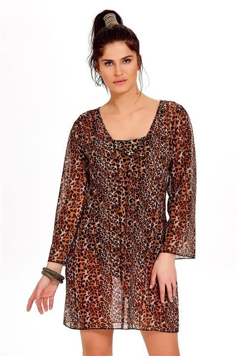 Argento Kadın Kahverengi Tunik