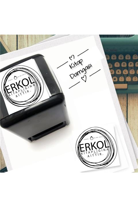 EHediyeci Isim Yazılı Otomatik Kare Kaşe - 1006