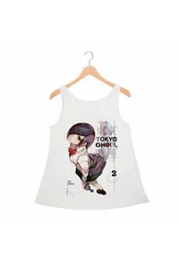 Alfa Tshirt Kadın Tokyo Ghoul Atlet Standart Kesim