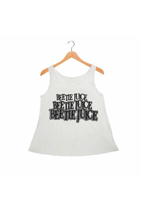 Alfa Tshirt Kadın  Beetle Juice  Atlet Standart Kesim