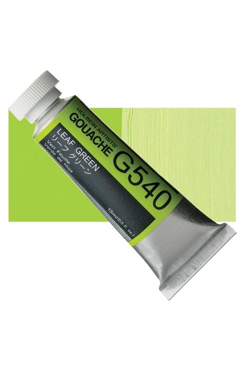 Handy Art Holbein Artists Gouache - G540 Leaf Green 15ml.