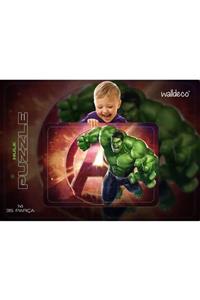 Walldeco Hulk 35 Parça Ahşap Çocuk Puzzle