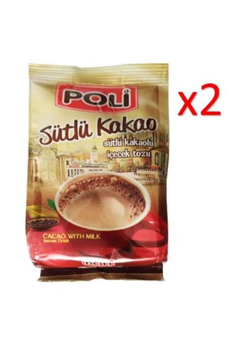 POLI Sütlü Kakao Aromalı Içecek Tozu 250 G X 2 Adet