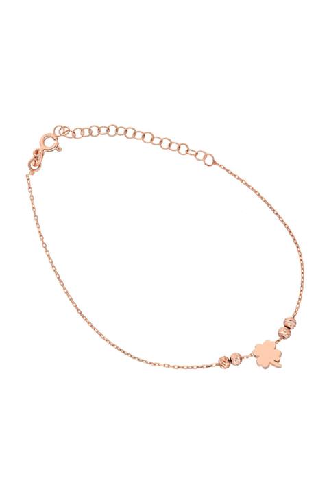 Glorria Kadın Gümüş Yonca Halhal DT0538