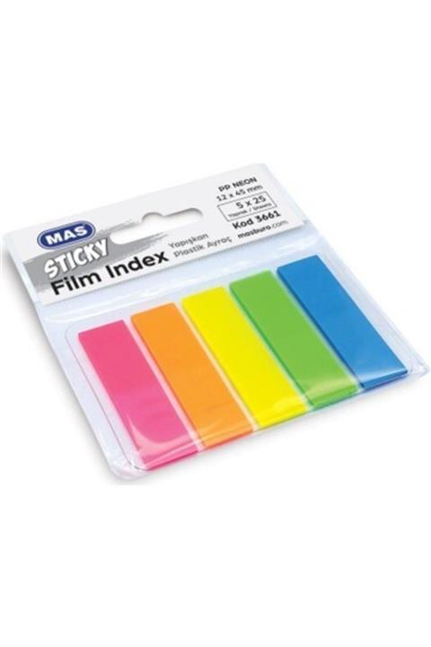 Mas 3661 Yapışkan Plastik Ayraç