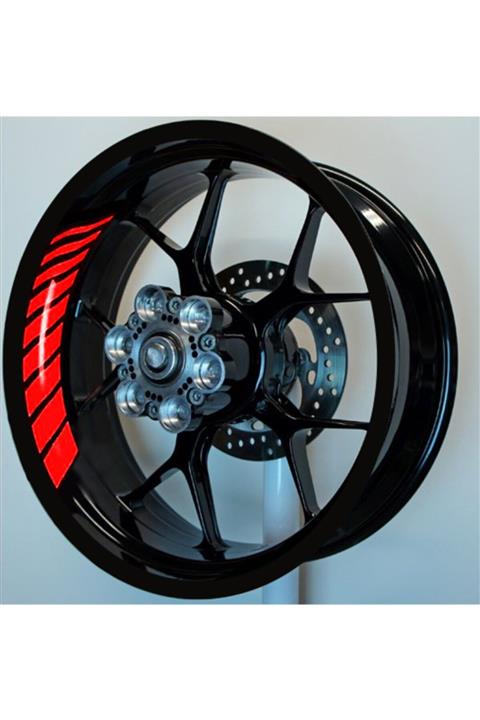 Çınar Extreme Reflektif Kırmızı Gp Racing Iç Jant Şeridi Sticker