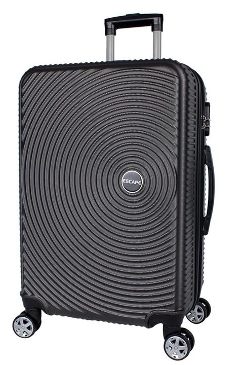 ESCAPE 2021 Samso Abs 8 Tekerlek Büyük Boy Valiz Füme