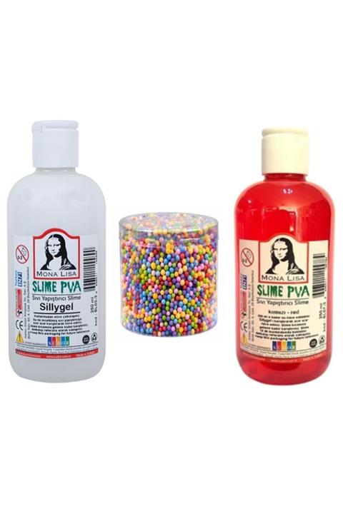 Südor Slaym Seti/ Slime Set 250 Ml Köpüklü Neon Kırmızı