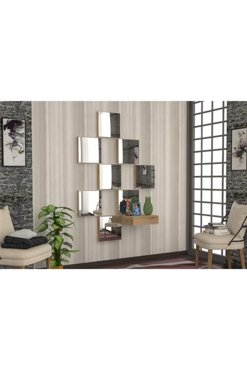 Rafline Bijoy Aynalı Dresuar Safir Meşe