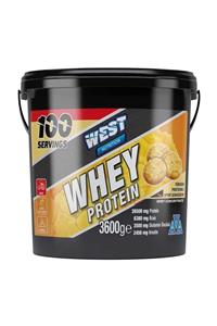 West Nutrition Whey Protein Tozu 3600 Gr 100 Servis Kurabiye Aromalı