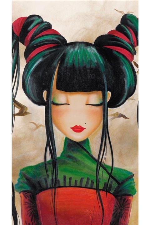 Foxy Sayılarla Boyama Hobi Seti Tuval Resimli Tuval - Tablo Boyama 40cm x 50cm