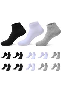 SOCKSHION 10'lu Ekonomik Paket Patik Çorap