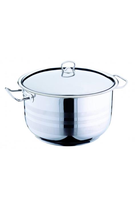 gülsan Beyaz Çelik Derin Aşure Tenceresi 32 Cm - 15 L