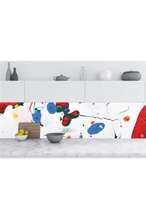 StickerArt Mutfak Tezgah Arası Folyo Fayans Kaplama Folyosu Boyama