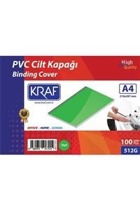 KRAF 512g Cilt Kapağı A4 160mic. 100'lü Yeşil