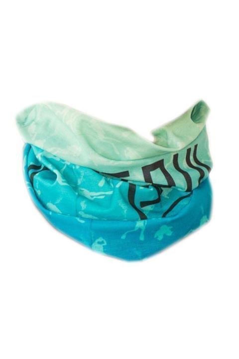 STAY SALTY Buff Pamuk Unisex Baskılı Boyunluk Mavi