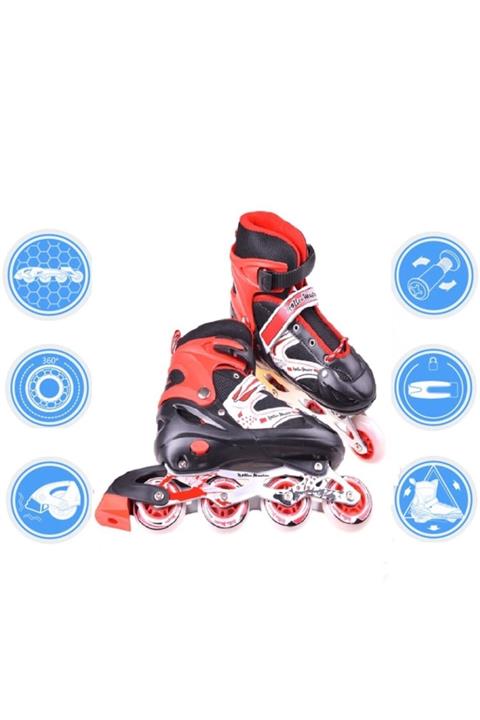Birlik Roller Master 31-34 Numara Ayarlanabilir Kırmızı Paten