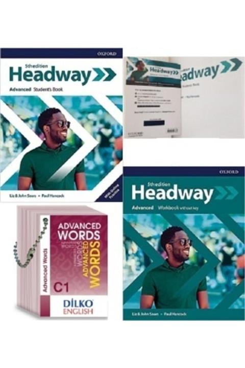 OXFORD UNIVERSITY PRESS Headway 5th Edition Advanced Kod'lu Set & Advanced Words (Kelime Kartı C1)