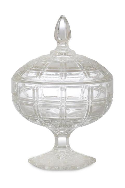 Zucci Cam Ayaklı Şekerlik