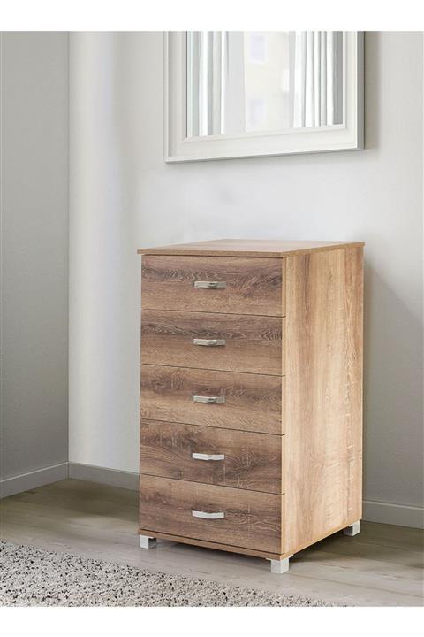 MOBİLYA SARAYI Dar 5 Çekmeceli Şifonyer