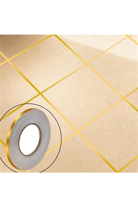 Paxman Gold Fayans Arası Dekoratif Yapışkanlı Şerit Bandı 50 Metre