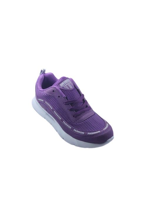 Awidox Unisex Mor Spor Ayakkabı
