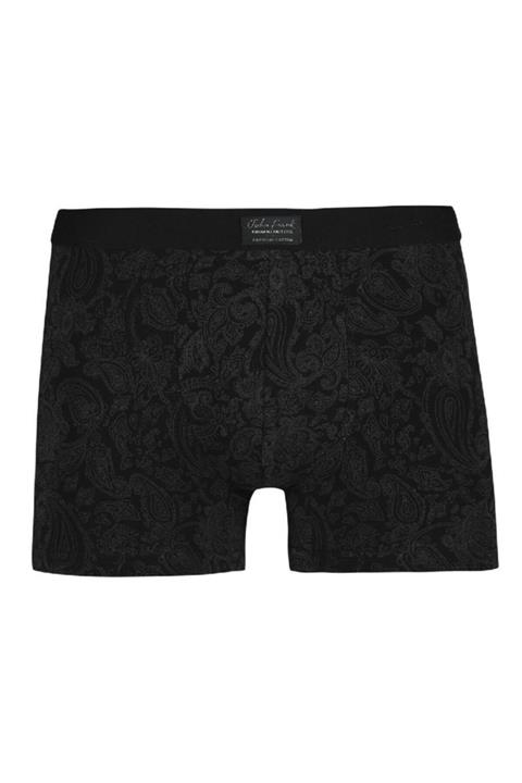 John Frank Erkek Siyah Urban Couture Boxer