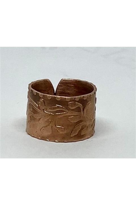 Armasstore Desenli Bakır Yüzük