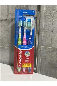 Colgate Extra Clean Orta Diş Fırçası 3’lü Ekonomik Paket