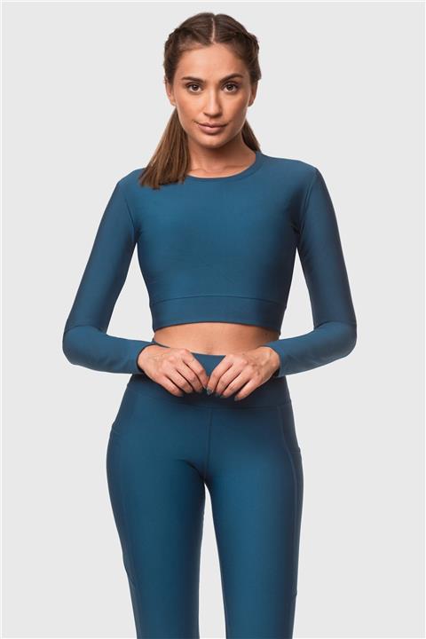 Superstacy Crop Top Petrol Mavisi