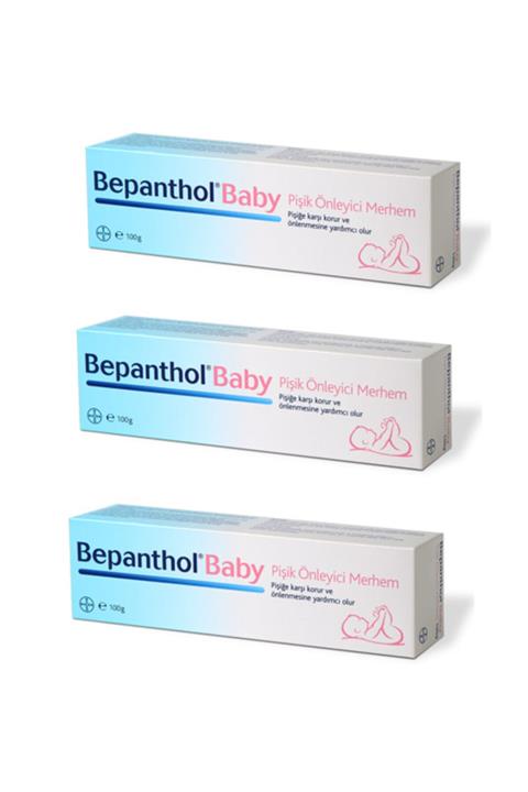 Bepanthol Provitamin B5 Içerikli Bebek Pişik Önleyici Krem 100 g x 3 Adet