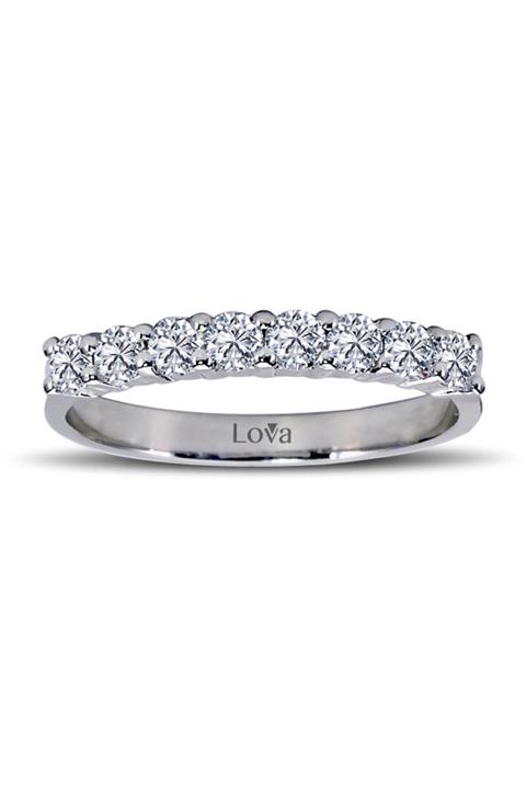Lova 0,60 Karat Pırlanta Yarımtur Yüzük - 1050205