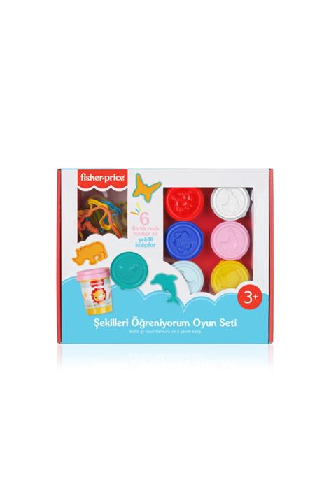 FISHER PRICE Oyuncak Oyun Hamuru Seti 6x50 Gram Hamur Ve Kalıplar Gxv33