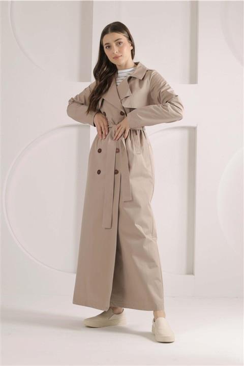 HEQA Kadın Taş Past Pardösü