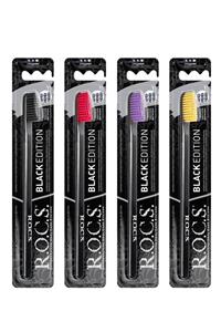 R.O.C.S. R.o.c.s Rocs Sensation Whitening Black Edition Diş Fırçası (4 ADET)