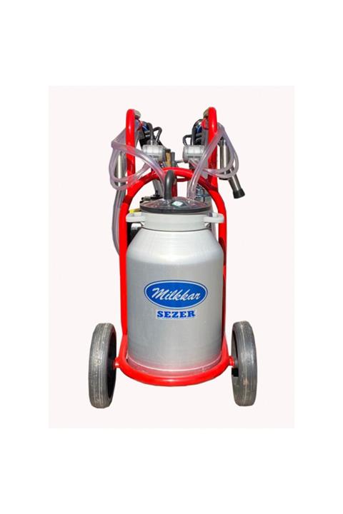 SEZER Süt Sağım Makinası Çift Sağım(aliminyum Güğüm)