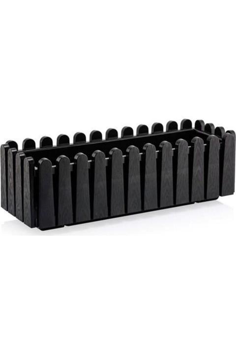 Drc Bahçe Balkon Siyah Çit Saksı Askı Aparatlı