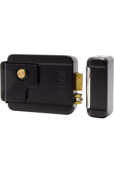 KALE Kilit 357m Elektrikli Kapı Otomat Kilidi Tırajlı Siyah