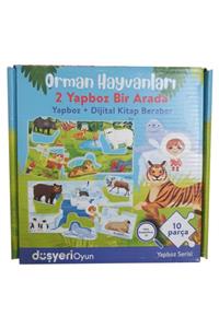 Düşyeri Orman Hayvanları 2in1 Yapboz + Dijital Kitap