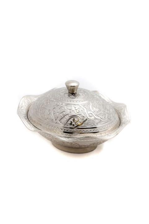 mardine dair herşey Oval Bakır Şekerlik/lokumluk